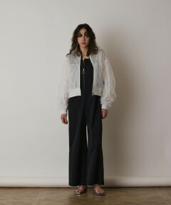 GRACE CONTINENTAL / グレースコンチネンタル ブルゾン | チュールギャザーブルゾン