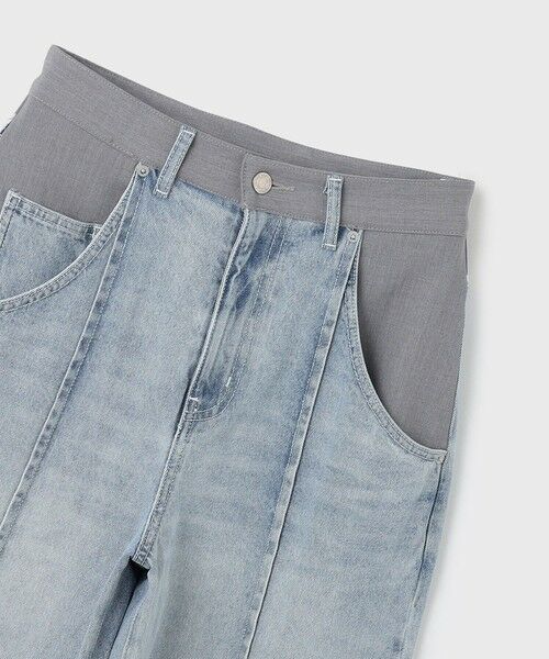ZARA 22 グレー デニム Z1975 MOMデニムパンツ ザラ 32 - メルカリ