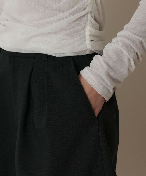 GRACE CONTINENTAL / グレースコンチネンタル その他パンツ | リネンライクショートパンツ | 詳細17