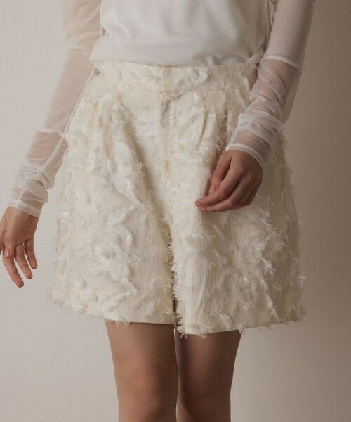 GRACE CONTINENTAL / グレースコンチネンタル その他パンツ | カットジャガードショートパンツ | 詳細5
