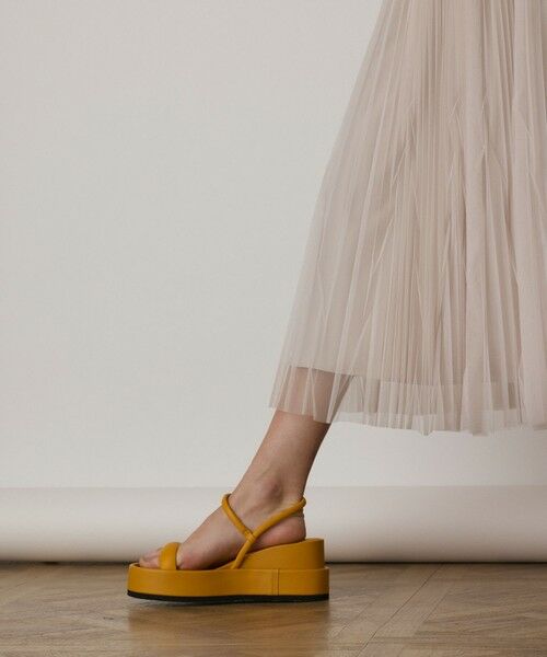 GRACE CONTINENTAL / グレースコンチネンタル ロング・マキシ丈スカート | チュールマチプリーツスカート | 詳細3