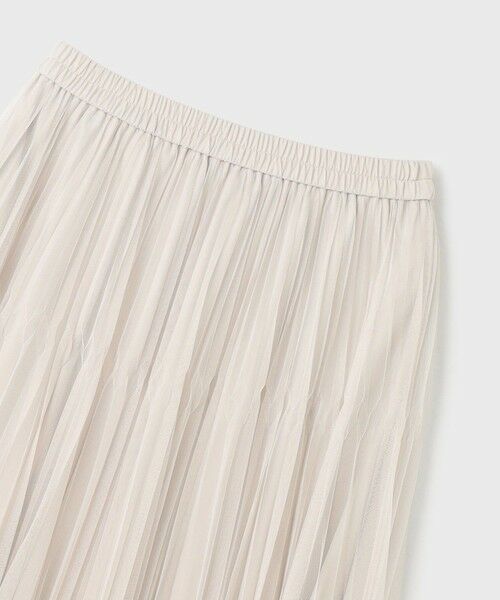 GRACE CONTINENTAL / グレースコンチネンタル ロング・マキシ丈スカート | チュールマチプリーツスカート | 詳細7