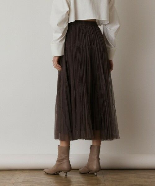GRACE CONTINENTAL / グレースコンチネンタル ロング・マキシ丈スカート | チュールマチプリーツスカート | 詳細19