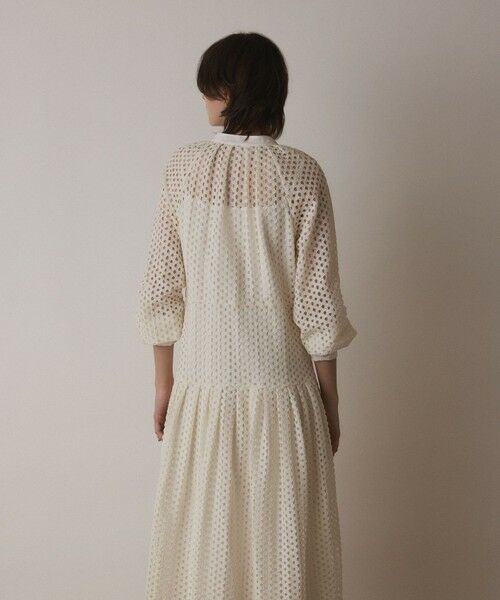 GRACE CONTINENTAL / グレースコンチネンタル ロング・マキシ丈ワンピース | メッシュレースカフタンワンピース | 詳細3