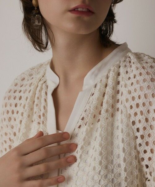 GRACE CONTINENTAL / グレースコンチネンタル ロング・マキシ丈ワンピース | メッシュレースカフタンワンピース | 詳細5