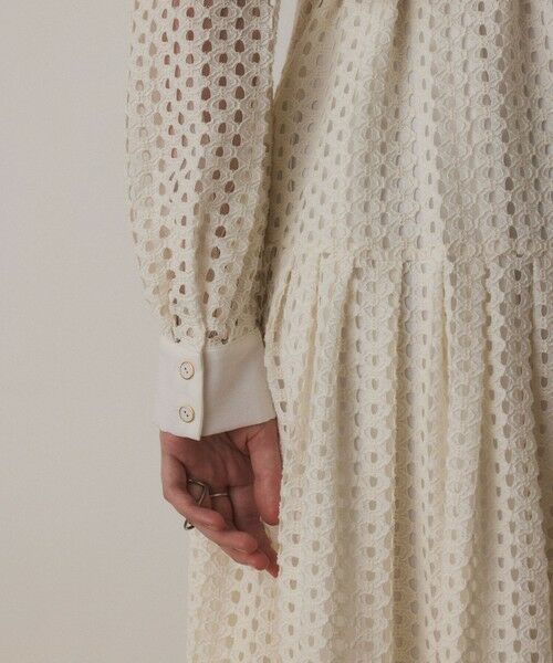GRACE CONTINENTAL / グレースコンチネンタル ロング・マキシ丈ワンピース | メッシュレースカフタンワンピース | 詳細8