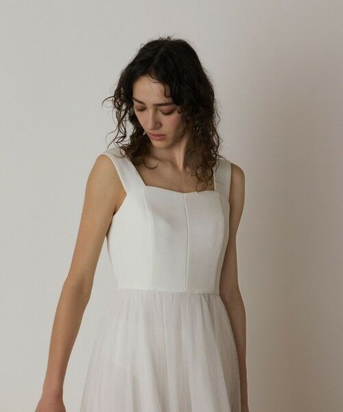 GRACE CONTINENTAL / グレースコンチネンタル ロング・マキシ丈ワンピース | チュールコンビティアードワンピース | 詳細4