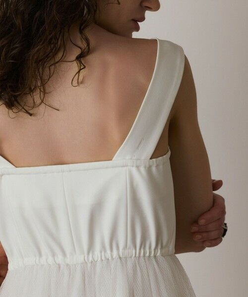 GRACE CONTINENTAL / グレースコンチネンタル ロング・マキシ丈ワンピース | チュールコンビティアードワンピース | 詳細6