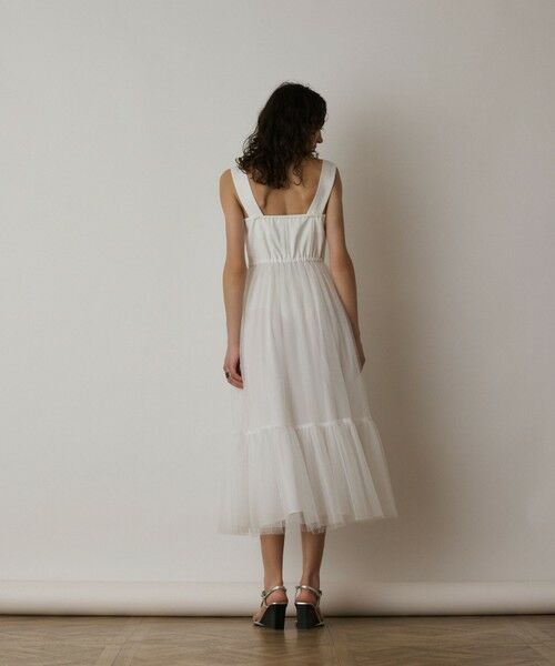 GRACE CONTINENTAL / グレースコンチネンタル ロング・マキシ丈ワンピース | チュールコンビティアードワンピース | 詳細11