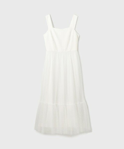 GRACE CONTINENTAL / グレースコンチネンタル ロング・マキシ丈ワンピース | チュールコンビティアードワンピース | 詳細12