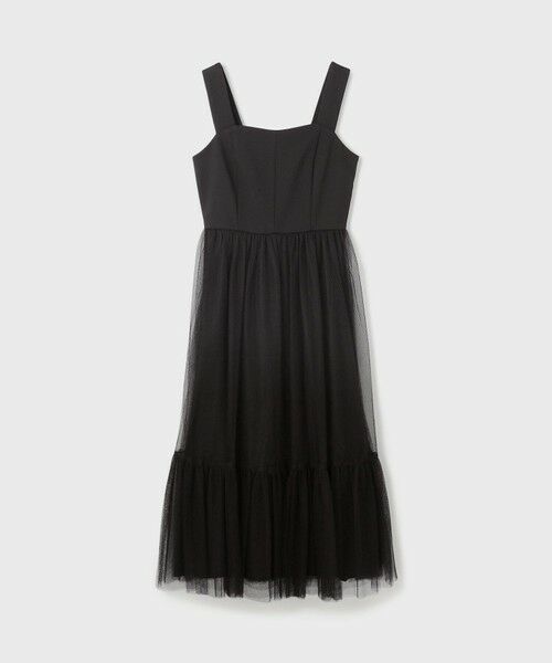 GRACE CONTINENTAL / グレースコンチネンタル ロング・マキシ丈ワンピース | チュールコンビティアードワンピース | 詳細21