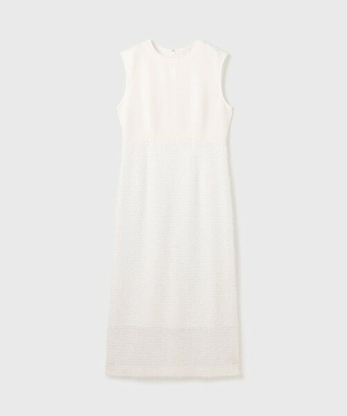 GRACE CONTINENTAL / グレースコンチネンタル ロング・マキシ丈ワンピース | フェザー刺繍コンビワンピース | 詳細10