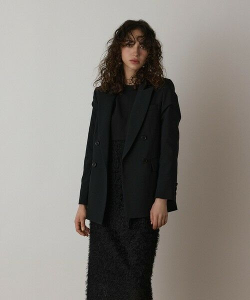 GRACE CONTINENTAL / グレースコンチネンタル ロング・マキシ丈ワンピース | フェザー刺繍コンビワンピース | 詳細16