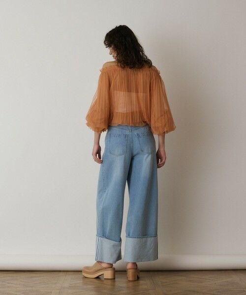 GRACE CONTINENTAL / グレースコンチネンタル シャツ・ブラウス | チュールプリーツトップ | 詳細16