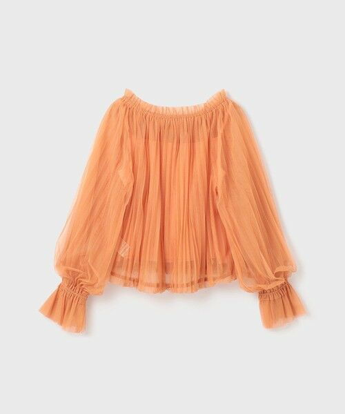 GRACE CONTINENTAL / グレースコンチネンタル シャツ・ブラウス | チュールプリーツトップ | 詳細18