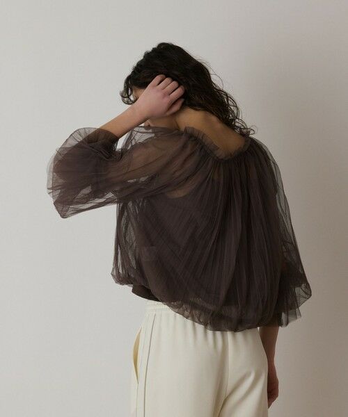 GRACE CONTINENTAL / グレースコンチネンタル シャツ・ブラウス | チュールプリーツトップ | 詳細24