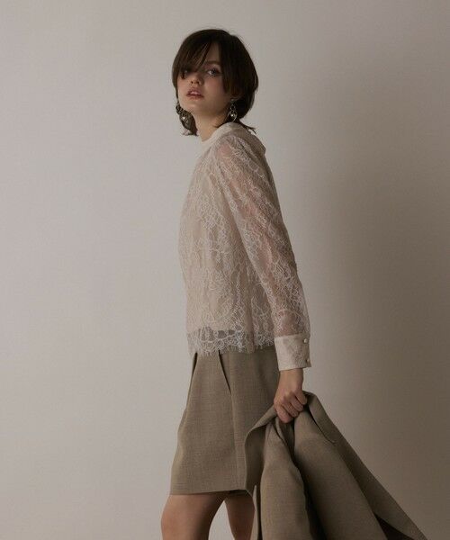 GRACE CONTINENTAL / グレースコンチネンタル シャツ・ブラウス | シアーレーストップ | 詳細2