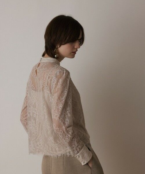 GRACE CONTINENTAL / グレースコンチネンタル シャツ・ブラウス | シアーレーストップ | 詳細4