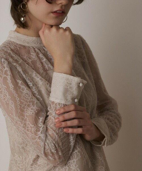 GRACE CONTINENTAL / グレースコンチネンタル シャツ・ブラウス | シアーレーストップ | 詳細7