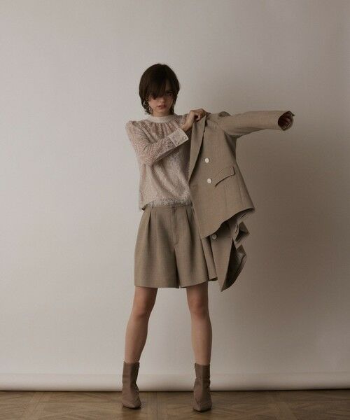 GRACE CONTINENTAL / グレースコンチネンタル シャツ・ブラウス | シアーレーストップ | 詳細9