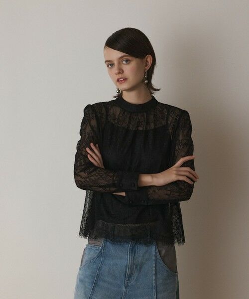 GRACE CONTINENTAL / グレースコンチネンタル シャツ・ブラウス | シアーレーストップ | 詳細16