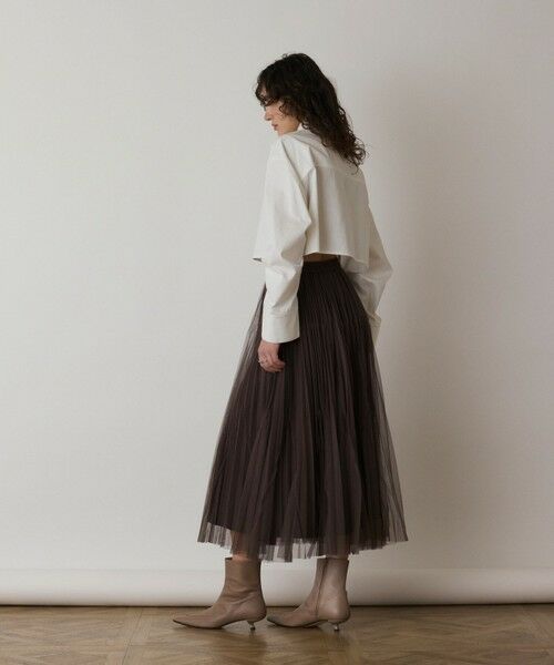 GRACE CONTINENTAL / グレースコンチネンタル シャツ・ブラウス | タックスリーブデニムシャツ | 詳細2