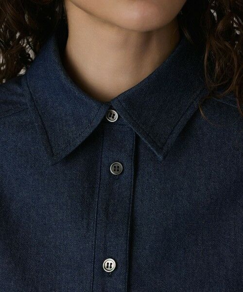 GRACE CONTINENTAL / グレースコンチネンタル シャツ・ブラウス | タックスリーブデニムシャツ | 詳細8