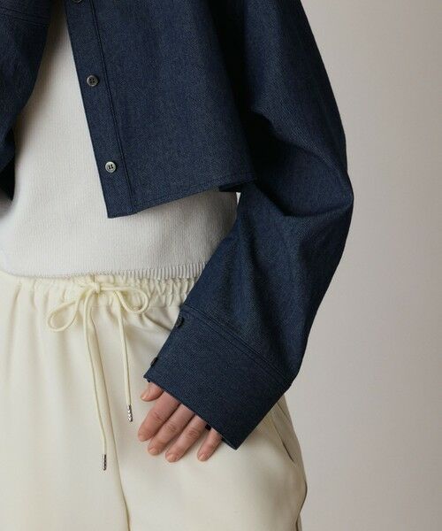 GRACE CONTINENTAL / グレースコンチネンタル シャツ・ブラウス | タックスリーブデニムシャツ | 詳細12
