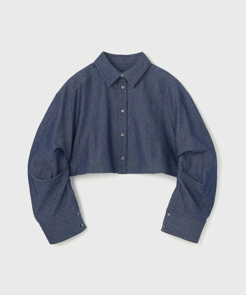 GRACE CONTINENTAL / グレースコンチネンタル シャツ・ブラウス | タックスリーブデニムシャツ | 詳細16
