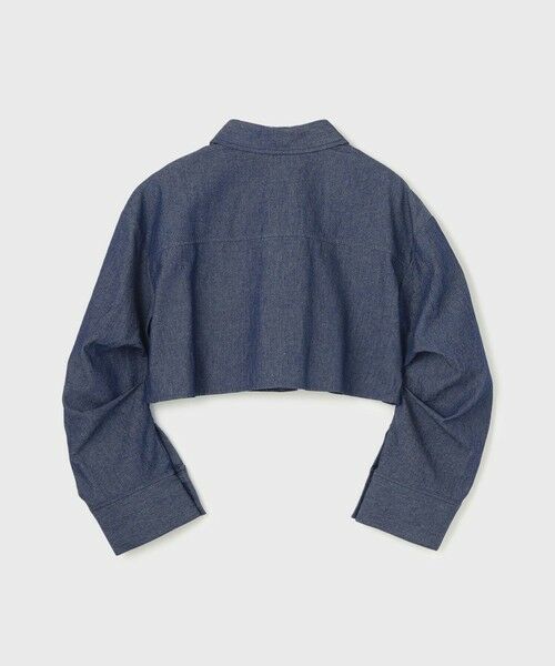 GRACE CONTINENTAL / グレースコンチネンタル シャツ・ブラウス | タックスリーブデニムシャツ | 詳細17