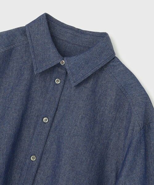 GRACE CONTINENTAL / グレースコンチネンタル シャツ・ブラウス | タックスリーブデニムシャツ | 詳細18