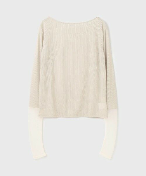 GRACE CONTINENTAL / グレースコンチネンタル カットソー | シアーアセテートカットトップ | 詳細17