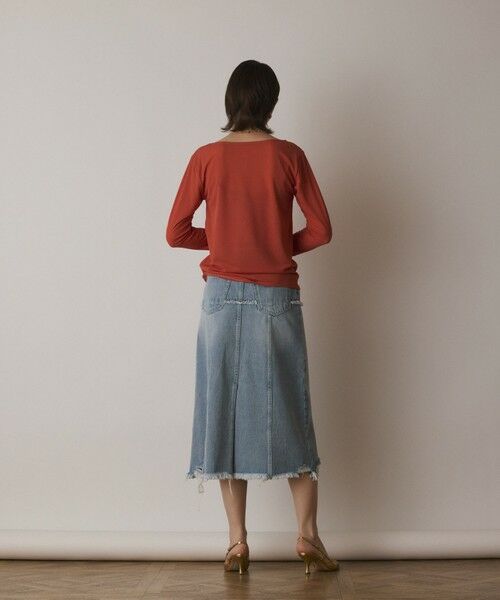 GRACE CONTINENTAL / グレースコンチネンタル カットソー | シアーアセテートカットトップ | 詳細23