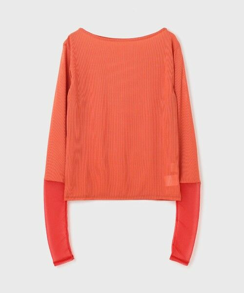 GRACE CONTINENTAL / グレースコンチネンタル カットソー | シアーアセテートカットトップ | 詳細28