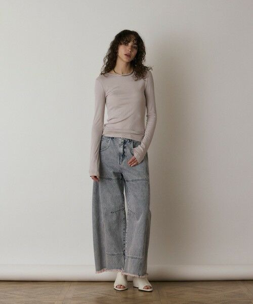 GRACE CONTINENTAL / グレースコンチネンタル カットソー | レイヤードカットトップ | 詳細10