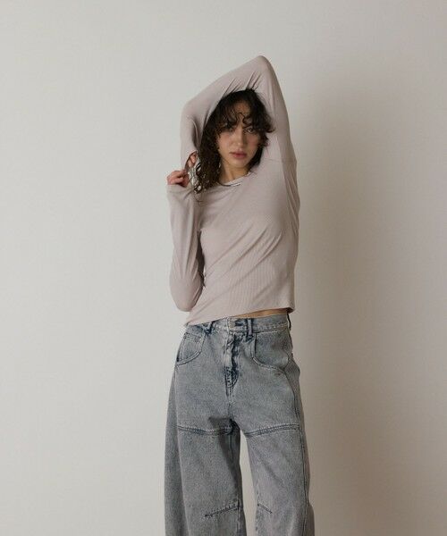 GRACE CONTINENTAL / グレースコンチネンタル カットソー | レイヤードカットトップ | 詳細12