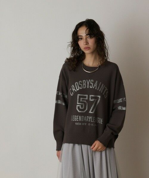 GRACE CONTINENTAL / グレースコンチネンタル ニット・セーター | ナンバリングニットトップ | 詳細10