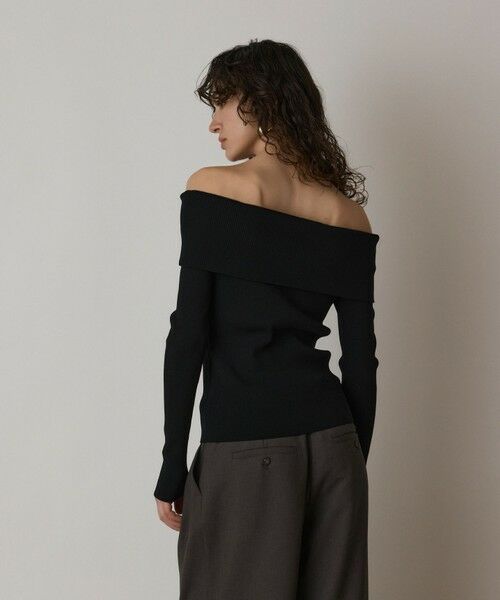 GRACE CONTINENTAL / グレースコンチネンタル ニット・セーター | オフショルリブニットトップ | 詳細11
