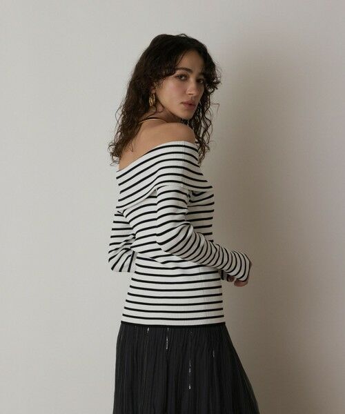 GRACE CONTINENTAL / グレースコンチネンタル ニット・セーター | オフショルリブニットトップ | 詳細17