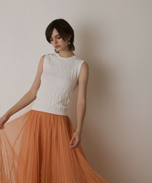 GRACE CONTINENTAL / グレースコンチネンタル ニット・セーター | モノグラムニットトップ | 詳細1