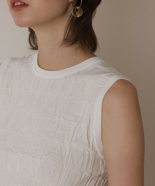 GRACE CONTINENTAL / グレースコンチネンタル ニット・セーター | モノグラムニットトップ | 詳細3