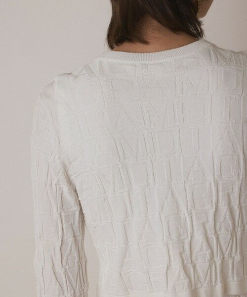 GRACE CONTINENTAL / グレースコンチネンタル カーディガン・ボレロ | モノグラムニットカーディガン | 詳細7