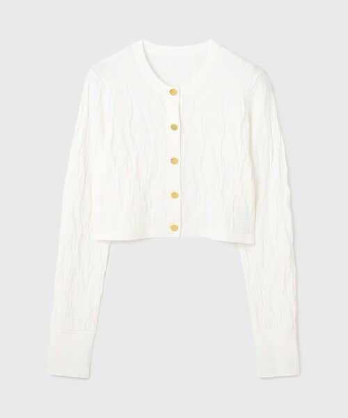 GRACE CONTINENTAL / グレースコンチネンタル カーディガン・ボレロ | モノグラムニットカーディガン | 詳細11