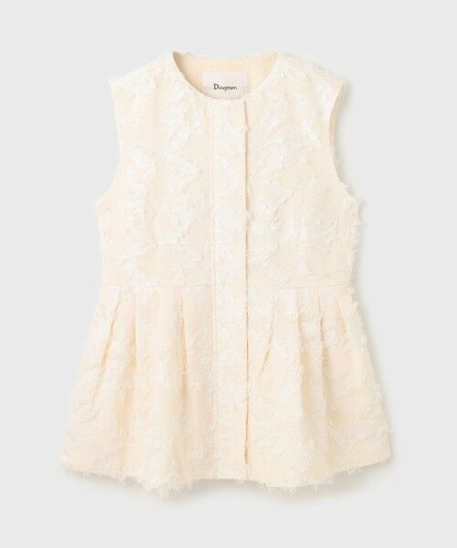 GRACE CONTINENTAL / グレースコンチネンタル ベスト | カットジャガードジレ | 詳細10