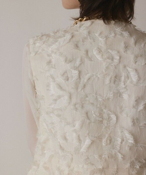 GRACE CONTINENTAL / グレースコンチネンタル ベスト | カットジャガードジレ | 詳細4