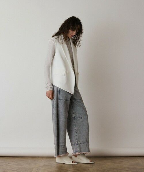 GRACE CONTINENTAL / グレースコンチネンタル ノーカラージャケット | イレヘムジレジャケット | 詳細6