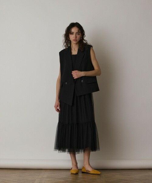 GRACE CONTINENTAL / グレースコンチネンタル ノーカラージャケット | イレヘムジレジャケット | 詳細11