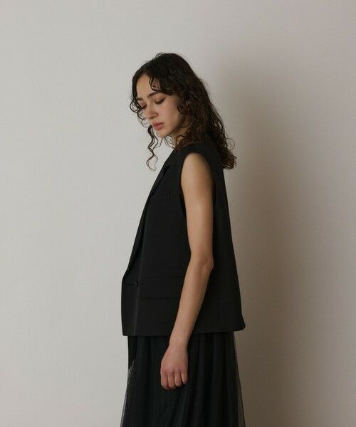 GRACE CONTINENTAL / グレースコンチネンタル ノーカラージャケット | イレヘムジレジャケット | 詳細13