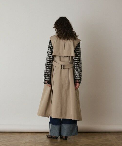 GRACE CONTINENTAL / グレースコンチネンタル トレンチコート | パーカーコンビトレンチ | 詳細25