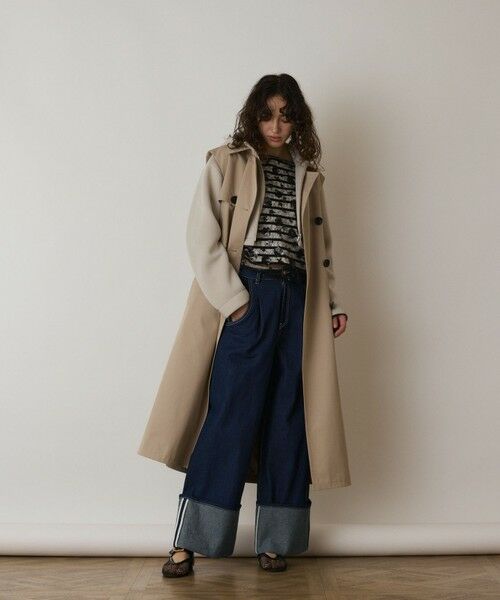 【グレースクラス】ベージュ トレンチコート ロング セール】 トレンチロングコート （トレンチコート）｜GRACE